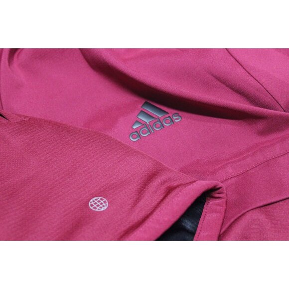 Adidas‎ men's 1/2 zip hooded pullover golf anorak windbreaker jacket L - Picture 6 of 15